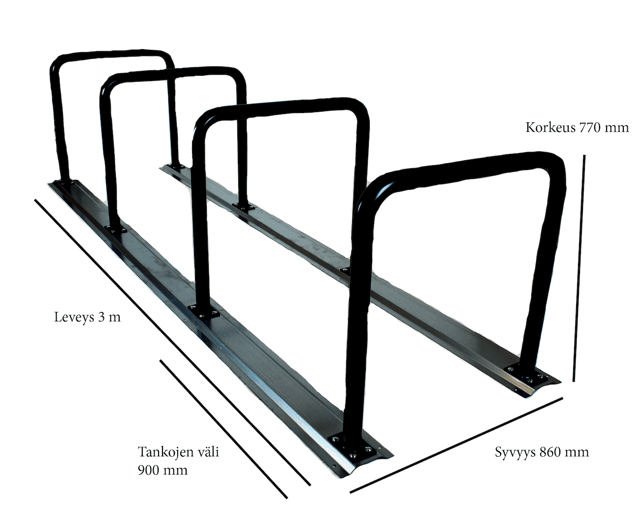 Kaari pyöräteline 8 paikkainen (512) - Image 2
