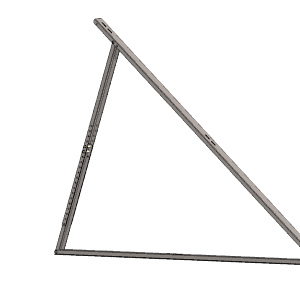 Seinäteline säädettävä (308)