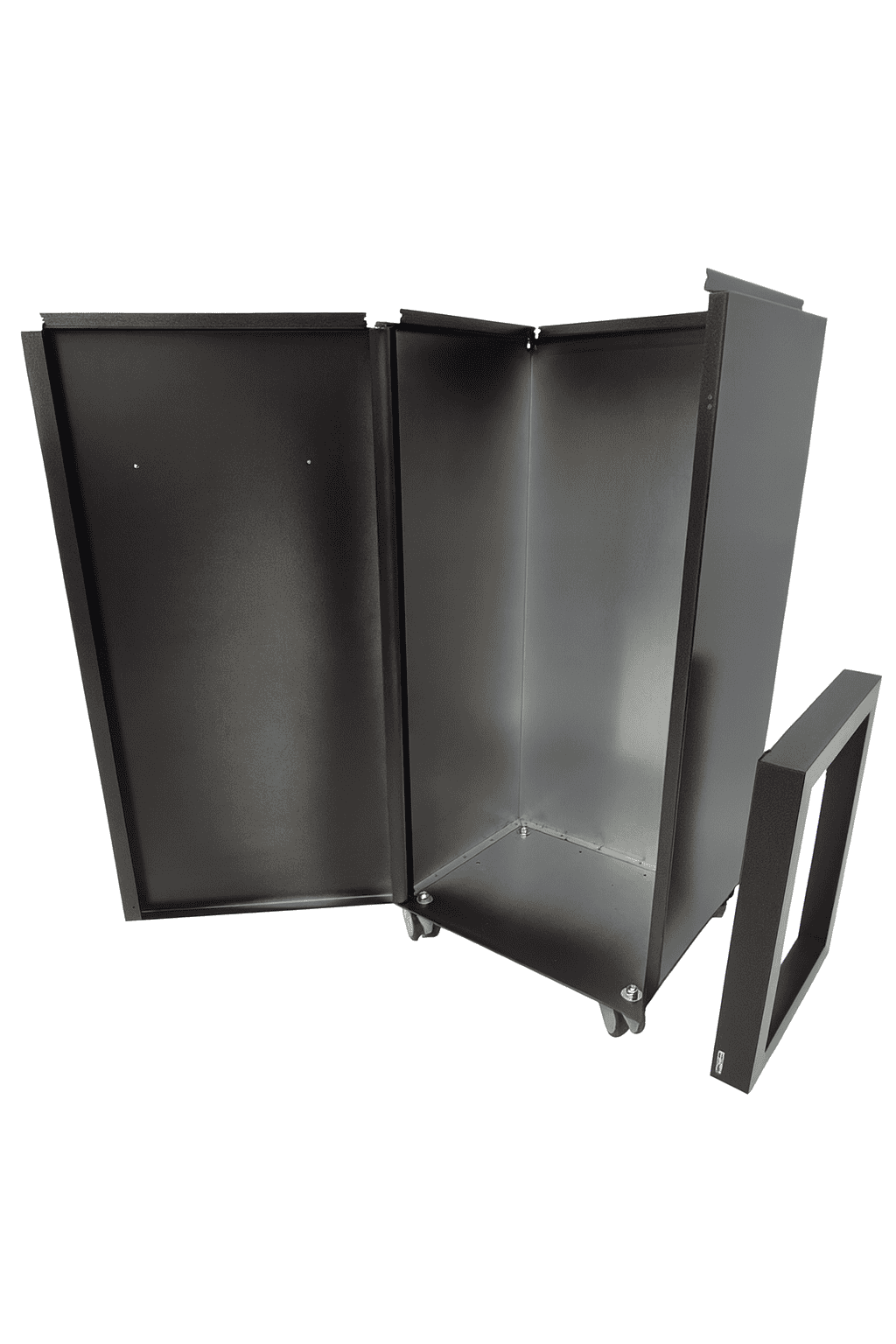 Biojäteastia pyörillä 150, antiikinhopea (071) - Image 3