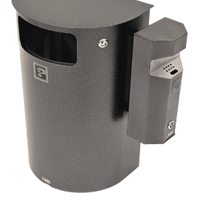 Tuhka- ja roska-astia Combi 3/30, antiikinhopea (175)