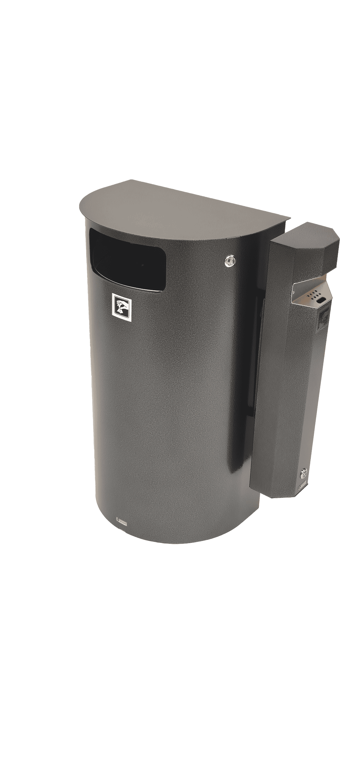 Tuhka- ja roska-astia Combi 6/60, antiikkihopea (177)