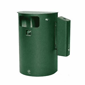 Tuhka- ja roska-astia Turo 3/30, vihreä (179)