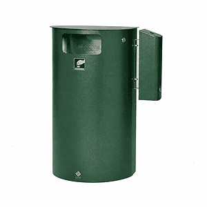 Tuhka- ja roska-astia Turo 3/60, vihreä (210)