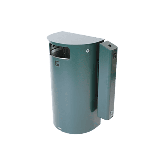 Tuhka- ja roska-astia Turo 6/60, vihreä (211)