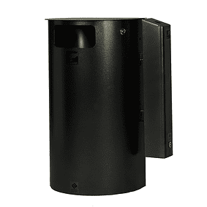 Tuhka- ja roska-astia Turo 6/60, musta (216)