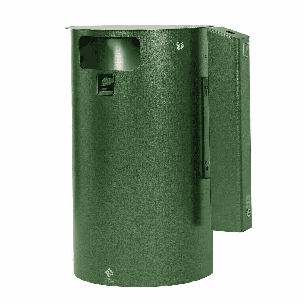 Tuhka- ja roska-astia Turo 6/60, sammaleenvihreä (056)