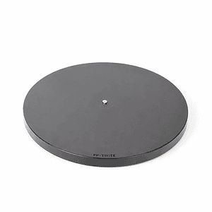 Kiukaan alusta D 625 pyöreä, musta (575)